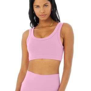 Alo Wellness Bra pink lavender